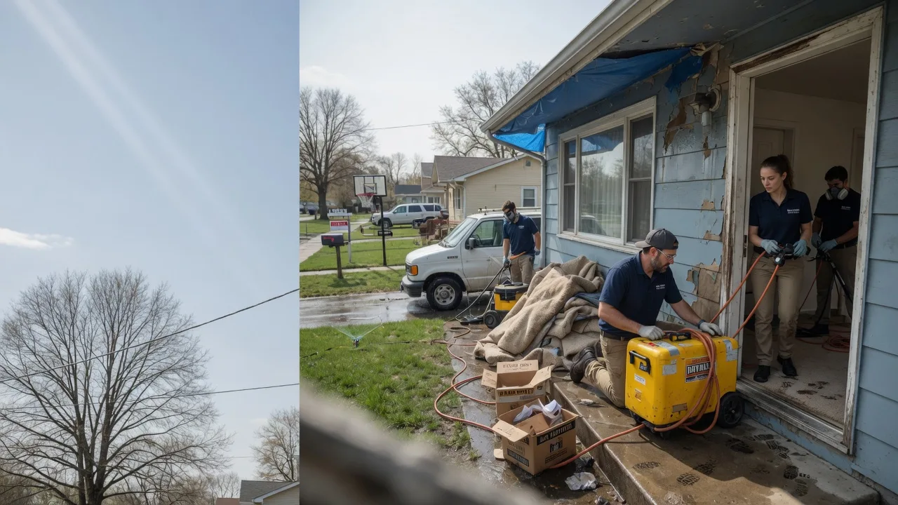 Basement Flood Cleanup in Charlton, MA near me
